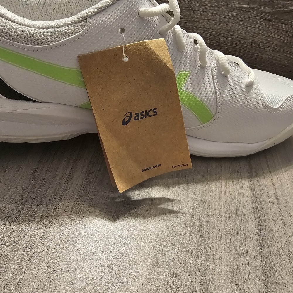 Asics Gel-Dedicate 8 White Green Pickleball‎ Tennis Shoes 1041A409 Men Sizes - Picture 10 of 11